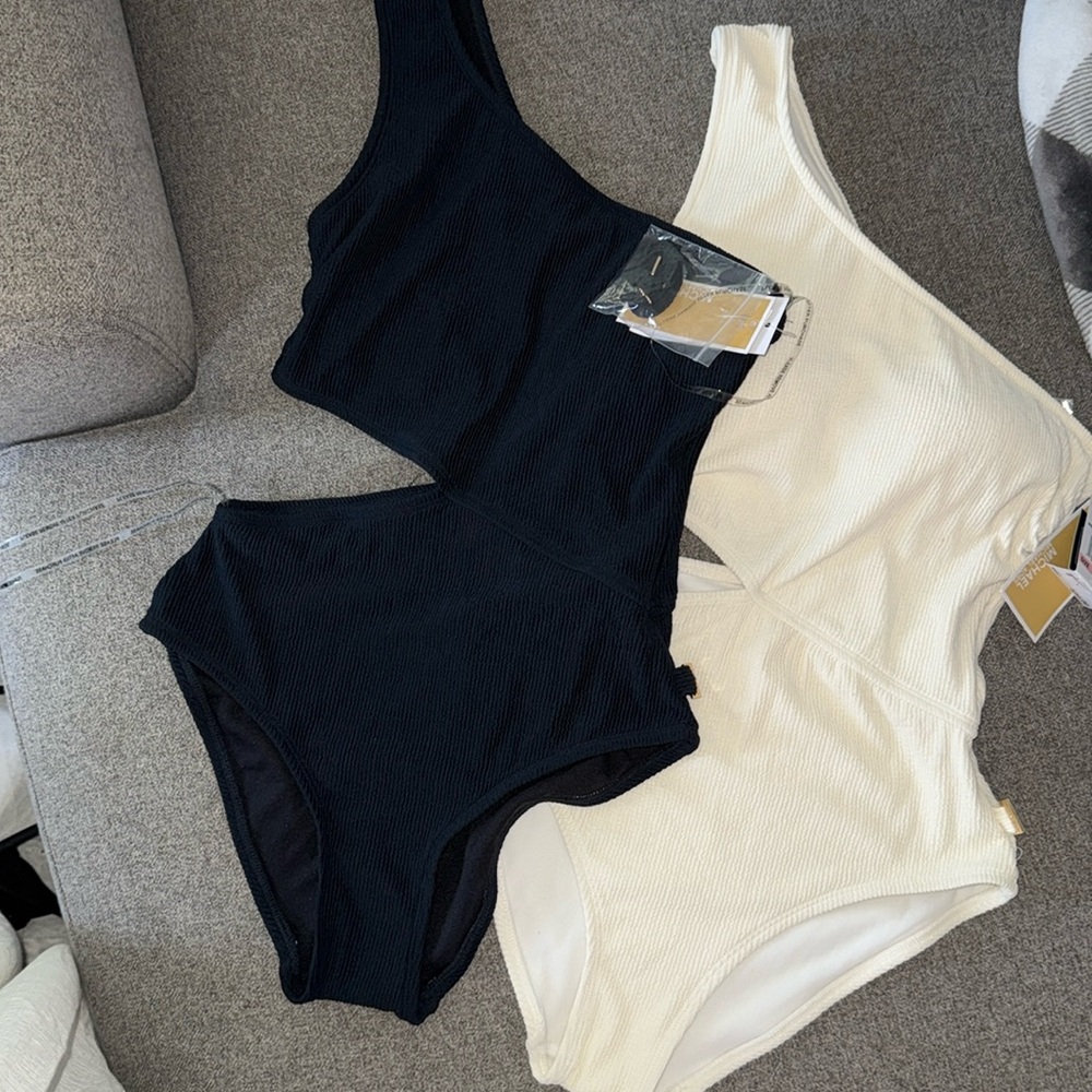 MICHAEL KORS One-Shoulder Swimsuit